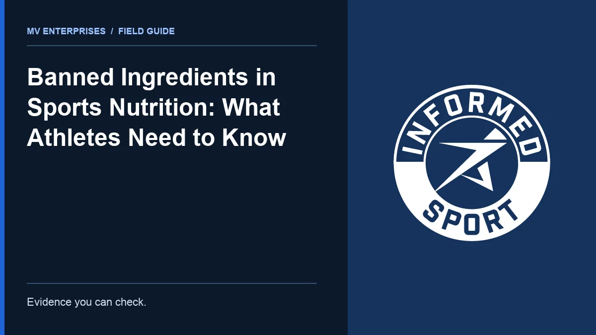 Editorial cover for Banned Ingredients in Sports Nutrition: What Athletes Need to Know