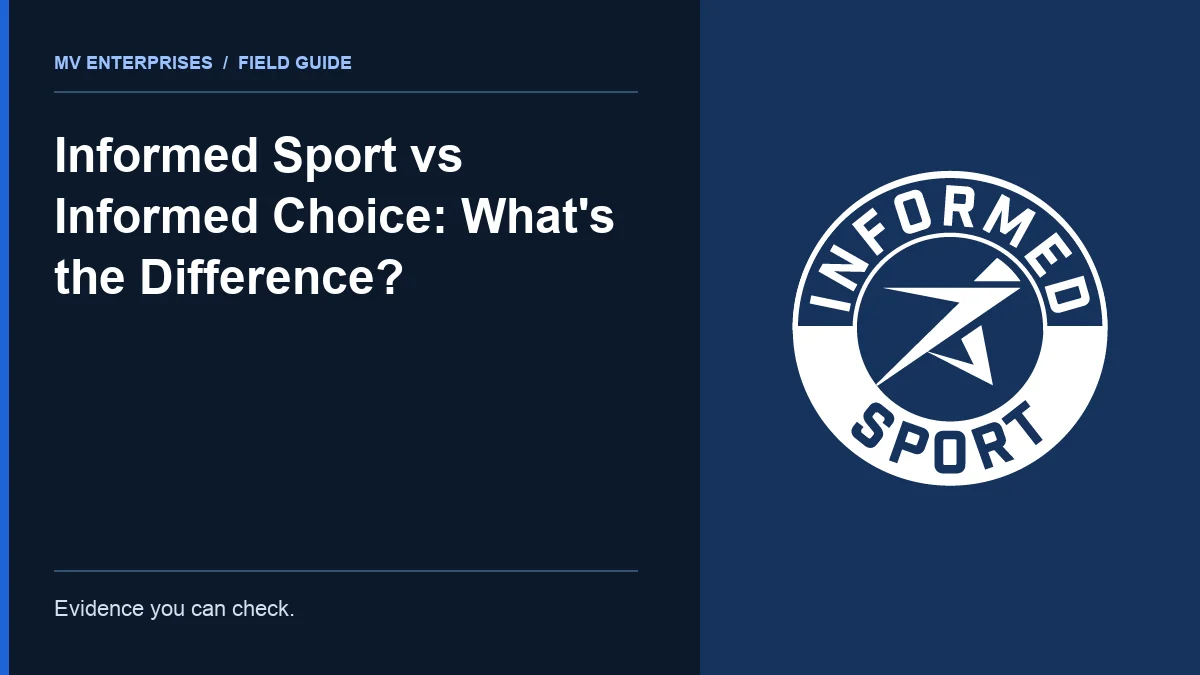 Editorial cover for Informed Sport vs Informed Choice: What's the Difference?