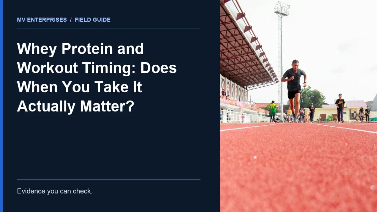 Editorial cover for Whey Protein and Workout Timing: Does When You Take It Actually Matter?