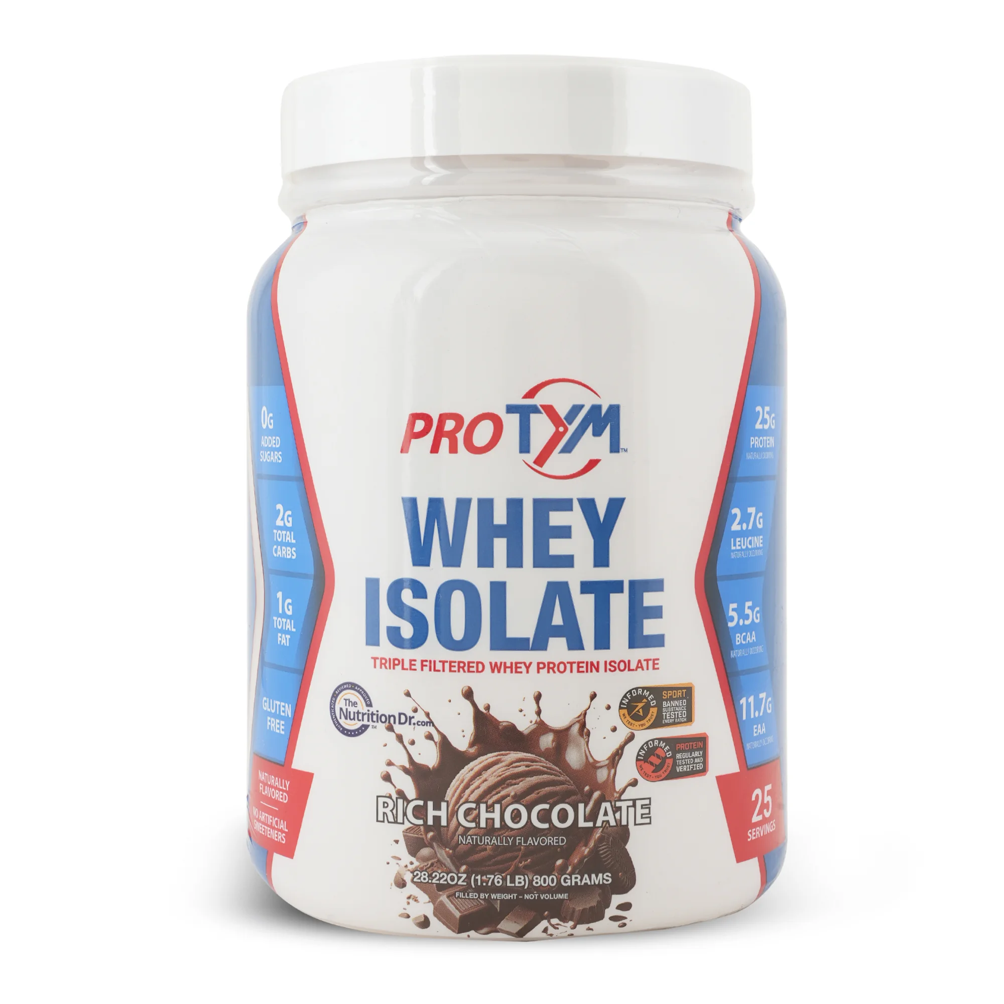 ProTYM Whey Isolate · Rich Chocolate